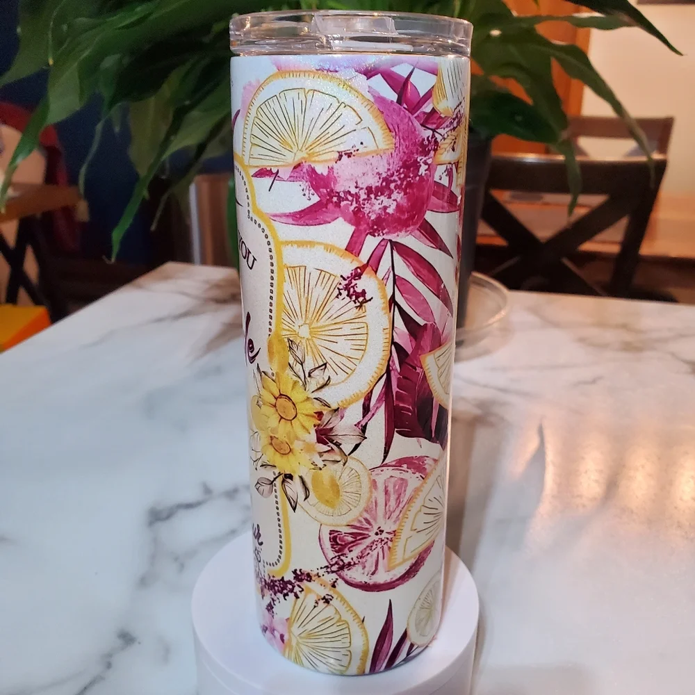 When Life Gives You Lemons  20oz Tumbler 🎉sale